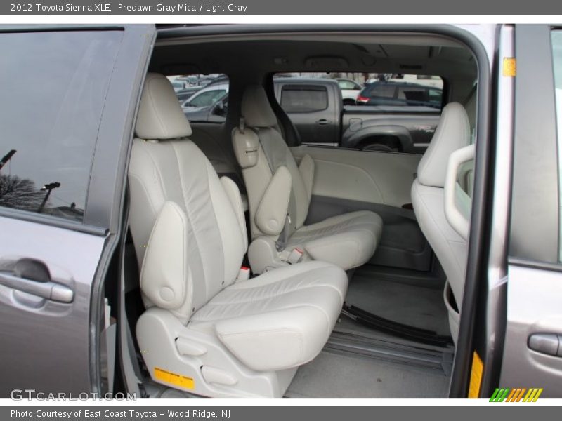 Predawn Gray Mica / Light Gray 2012 Toyota Sienna XLE