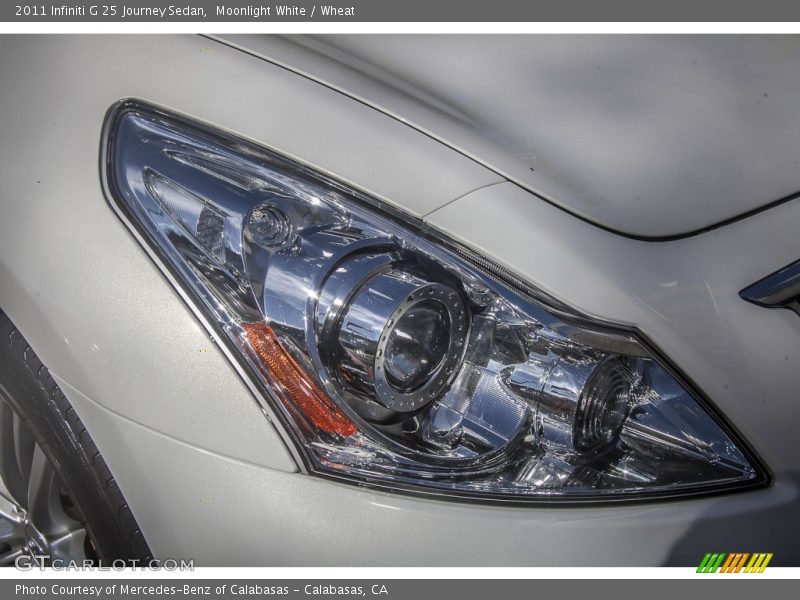 Moonlight White / Wheat 2011 Infiniti G 25 Journey Sedan