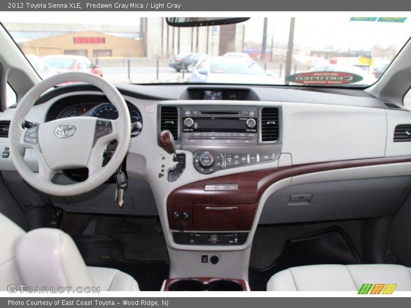 Predawn Gray Mica / Light Gray 2012 Toyota Sienna XLE