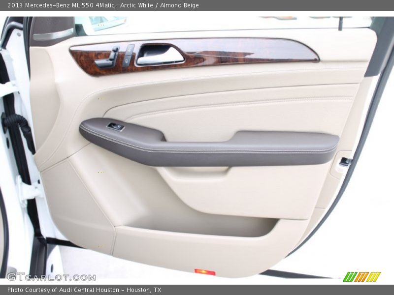Arctic White / Almond Beige 2013 Mercedes-Benz ML 550 4Matic