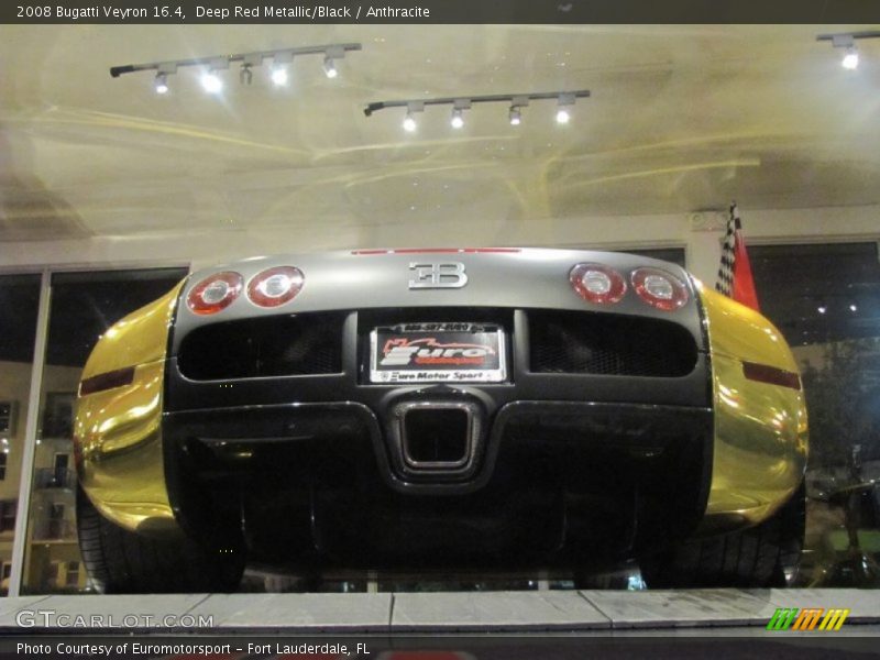 Deep Red Metallic/Black / Anthracite 2008 Bugatti Veyron 16.4