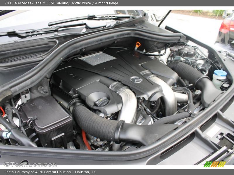Arctic White / Almond Beige 2013 Mercedes-Benz ML 550 4Matic