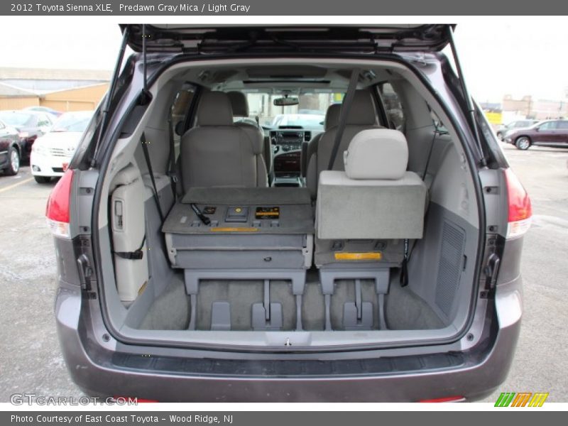 Predawn Gray Mica / Light Gray 2012 Toyota Sienna XLE
