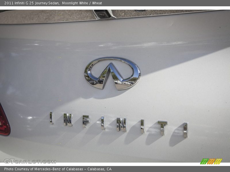 Moonlight White / Wheat 2011 Infiniti G 25 Journey Sedan