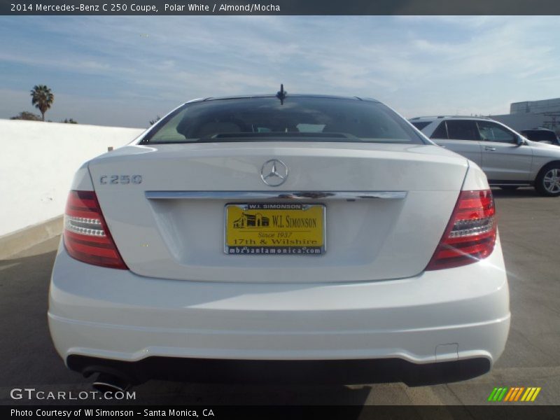 Polar White / Almond/Mocha 2014 Mercedes-Benz C 250 Coupe