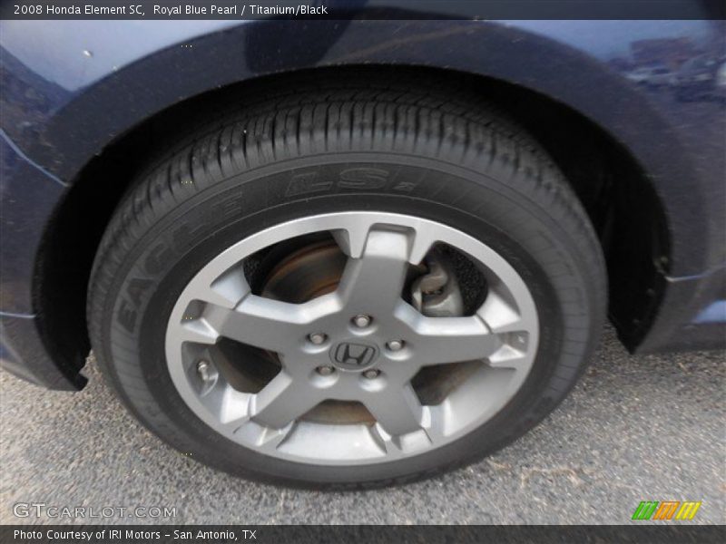 Royal Blue Pearl / Titanium/Black 2008 Honda Element SC