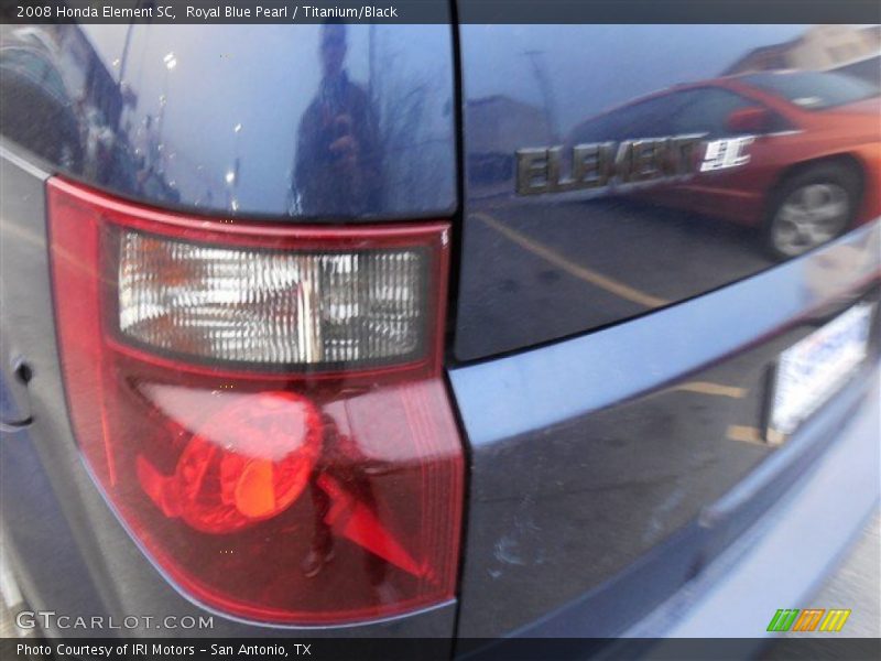 Royal Blue Pearl / Titanium/Black 2008 Honda Element SC