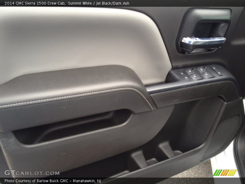 Summit White / Jet Black/Dark Ash 2014 GMC Sierra 1500 Crew Cab