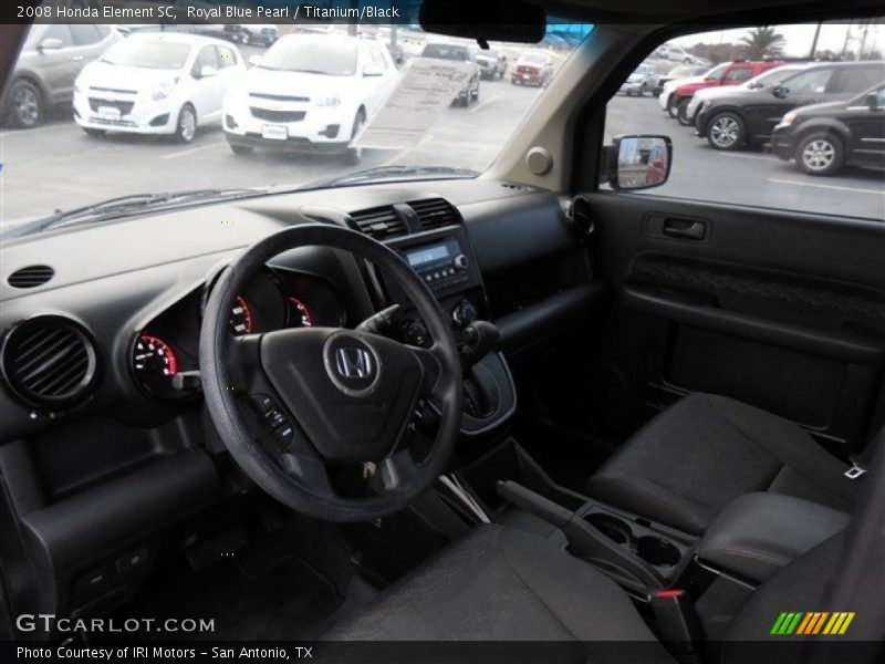 Royal Blue Pearl / Titanium/Black 2008 Honda Element SC