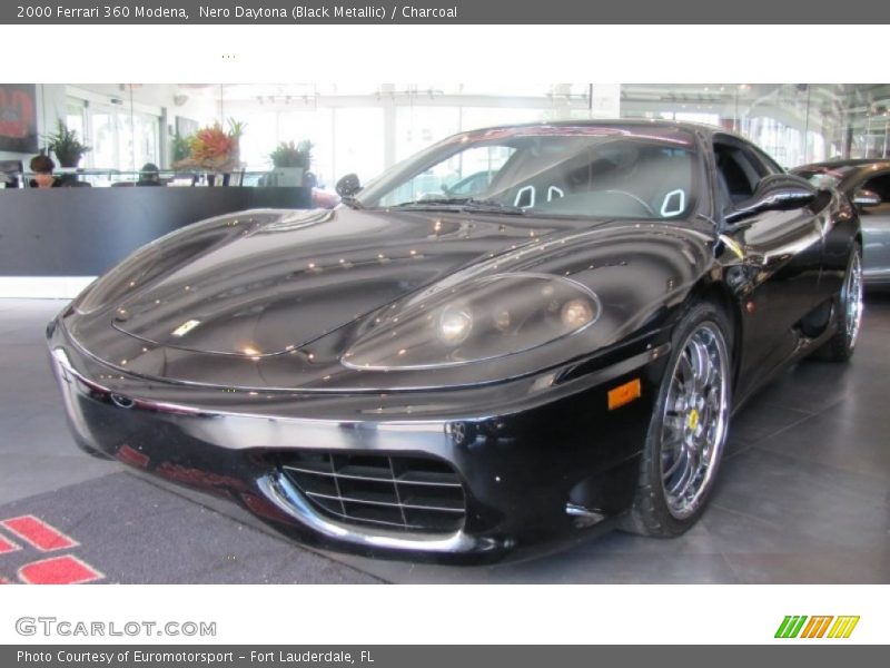 Nero Daytona (Black Metallic) / Charcoal 2000 Ferrari 360 Modena