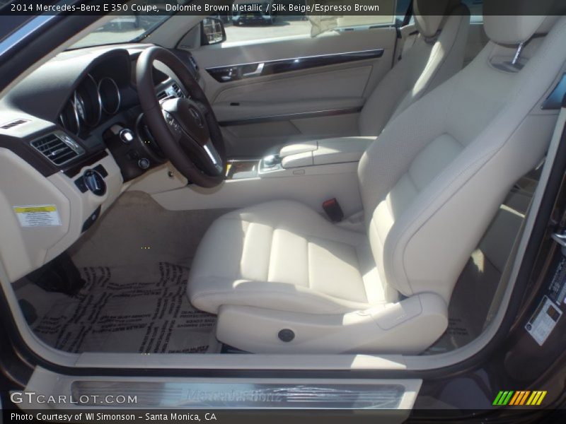 Dolomite Brown Metallic / Silk Beige/Espresso Brown 2014 Mercedes-Benz E 350 Coupe