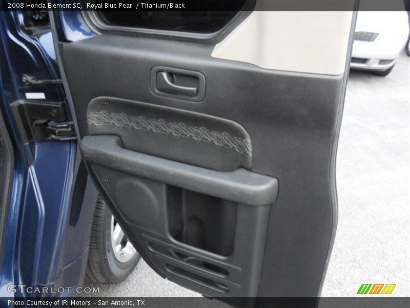 Royal Blue Pearl / Titanium/Black 2008 Honda Element SC