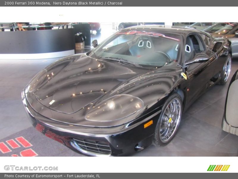 Nero Daytona (Black Metallic) / Charcoal 2000 Ferrari 360 Modena