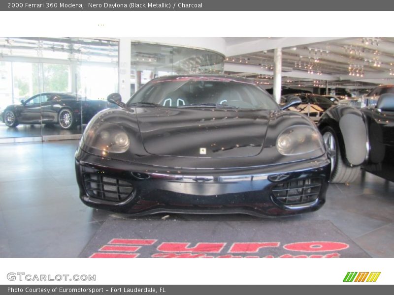 Nero Daytona (Black Metallic) / Charcoal 2000 Ferrari 360 Modena