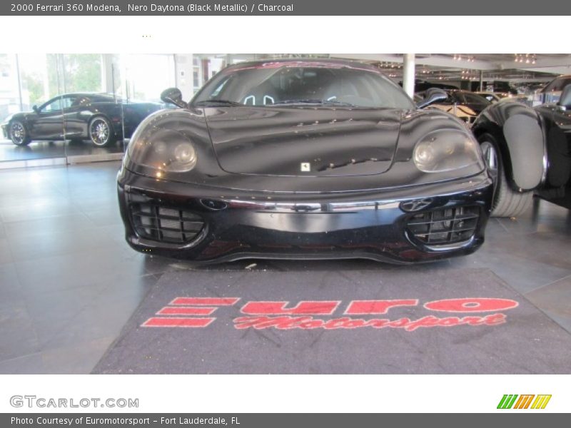 Nero Daytona (Black Metallic) / Charcoal 2000 Ferrari 360 Modena