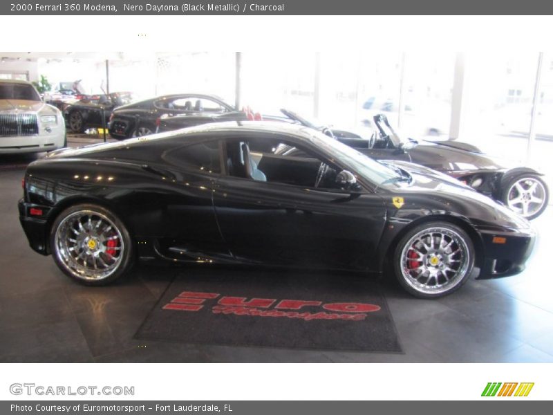 Nero Daytona (Black Metallic) / Charcoal 2000 Ferrari 360 Modena