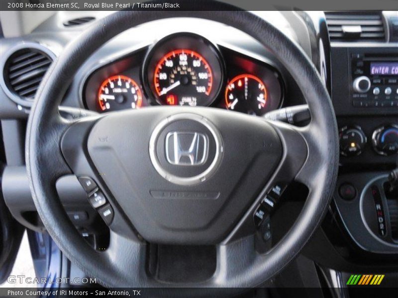 Royal Blue Pearl / Titanium/Black 2008 Honda Element SC