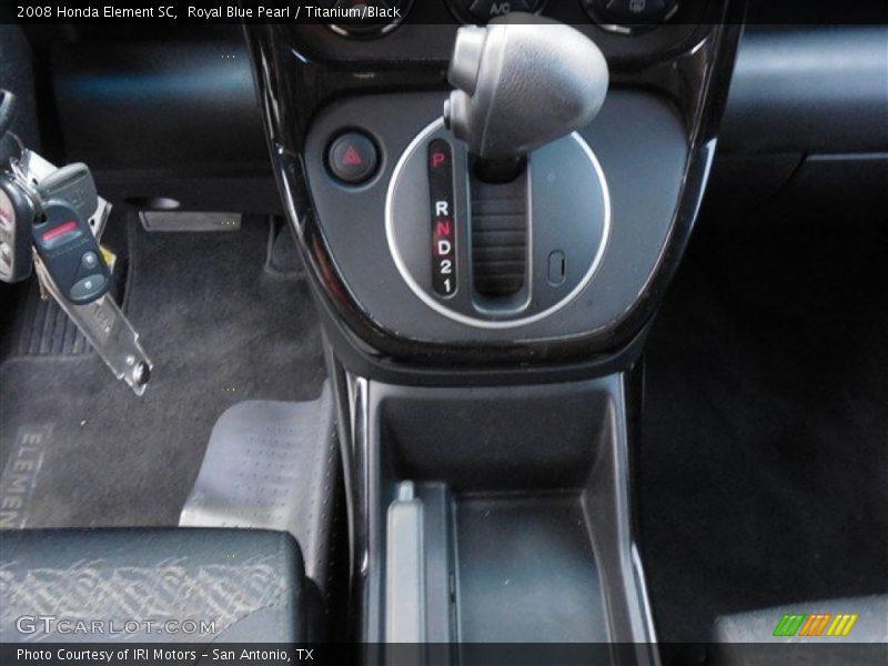 Royal Blue Pearl / Titanium/Black 2008 Honda Element SC