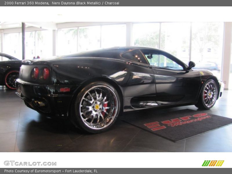Nero Daytona (Black Metallic) / Charcoal 2000 Ferrari 360 Modena