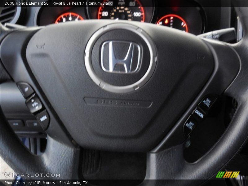 Royal Blue Pearl / Titanium/Black 2008 Honda Element SC