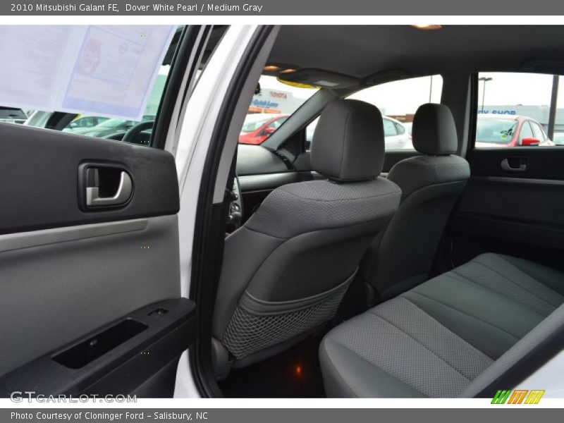 Dover White Pearl / Medium Gray 2010 Mitsubishi Galant FE
