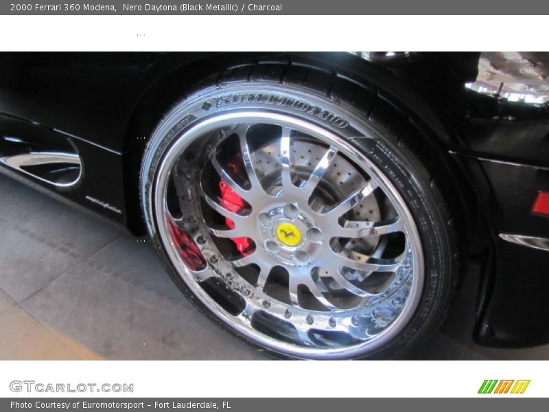 Nero Daytona (Black Metallic) / Charcoal 2000 Ferrari 360 Modena