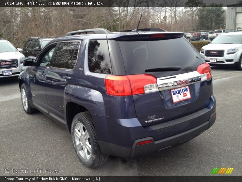 Atlantis Blue Metallic / Jet Black 2014 GMC Terrain SLE