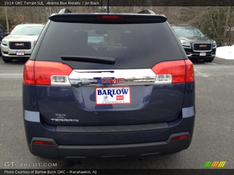 Atlantis Blue Metallic / Jet Black 2014 GMC Terrain SLE
