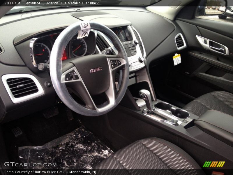 Atlantis Blue Metallic / Jet Black 2014 GMC Terrain SLE