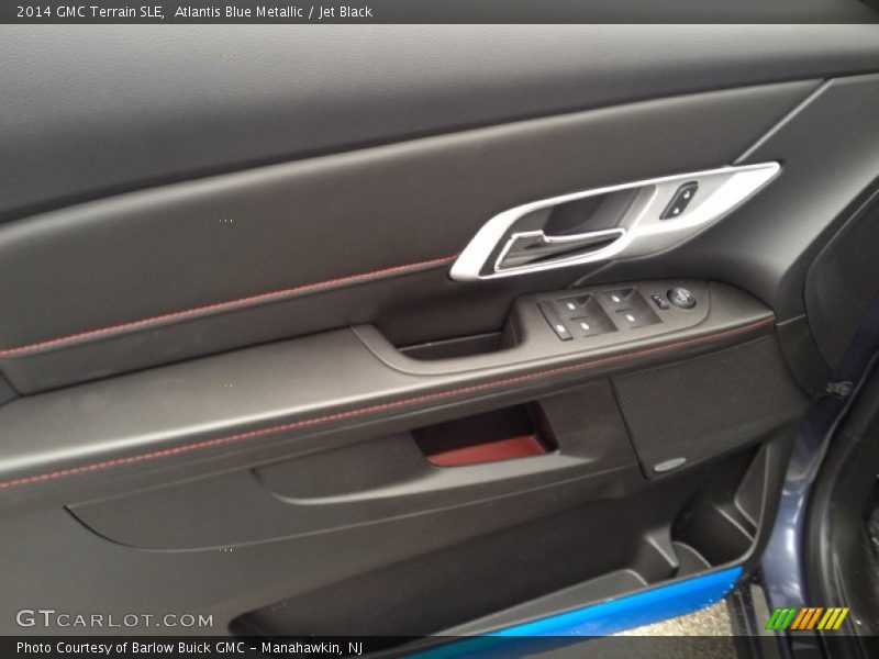 Atlantis Blue Metallic / Jet Black 2014 GMC Terrain SLE