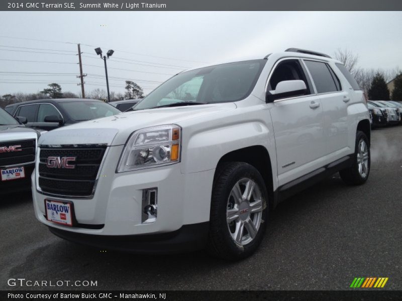 Summit White / Light Titanium 2014 GMC Terrain SLE