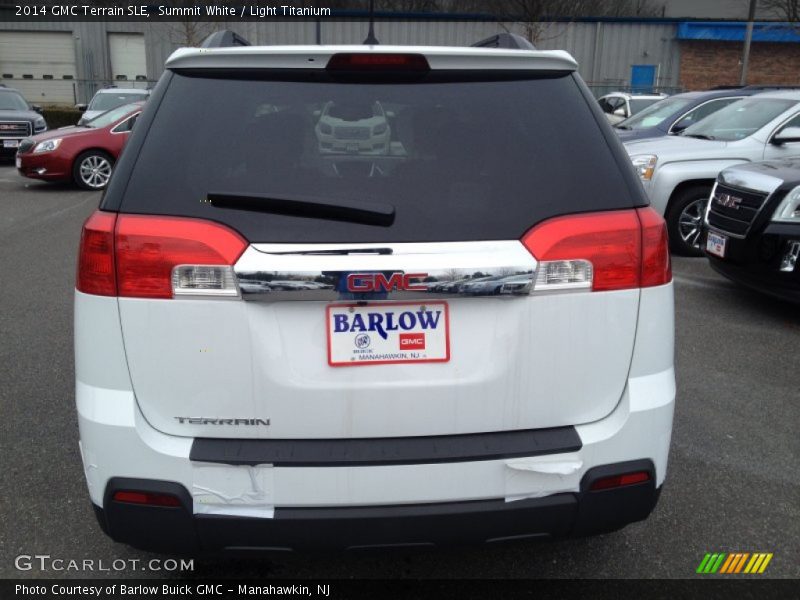 Summit White / Light Titanium 2014 GMC Terrain SLE