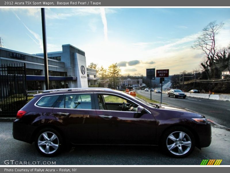 Basque Red Pearl / Taupe 2012 Acura TSX Sport Wagon