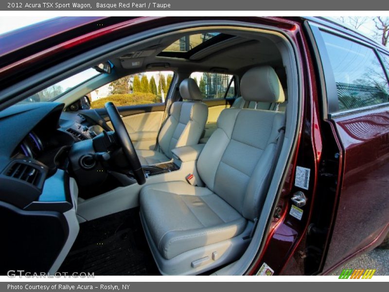 Basque Red Pearl / Taupe 2012 Acura TSX Sport Wagon