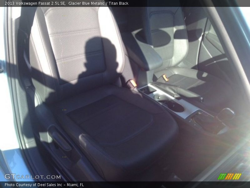 Glacier Blue Metallic / Titan Black 2013 Volkswagen Passat 2.5L SE