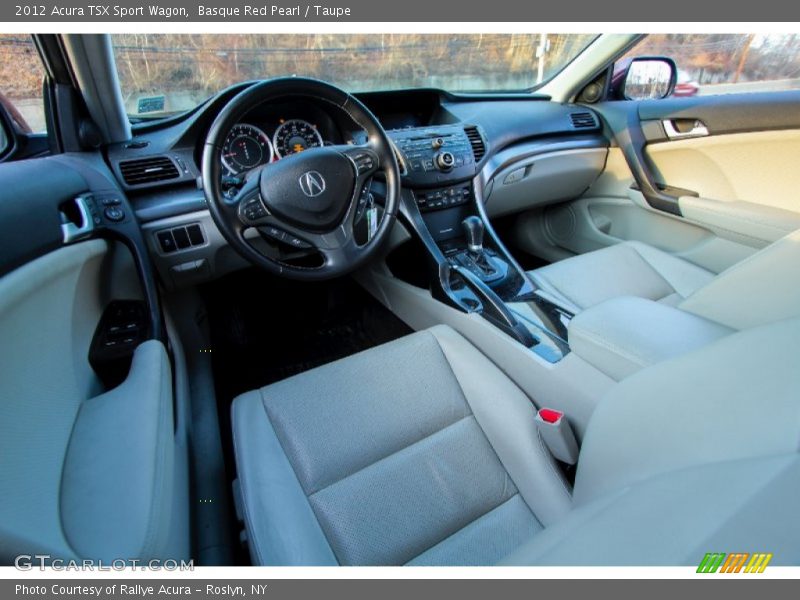 Basque Red Pearl / Taupe 2012 Acura TSX Sport Wagon