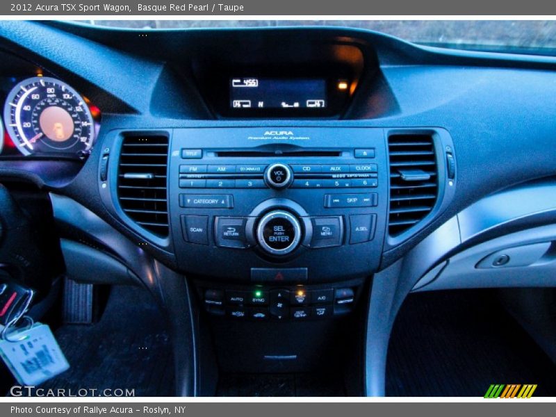 Basque Red Pearl / Taupe 2012 Acura TSX Sport Wagon