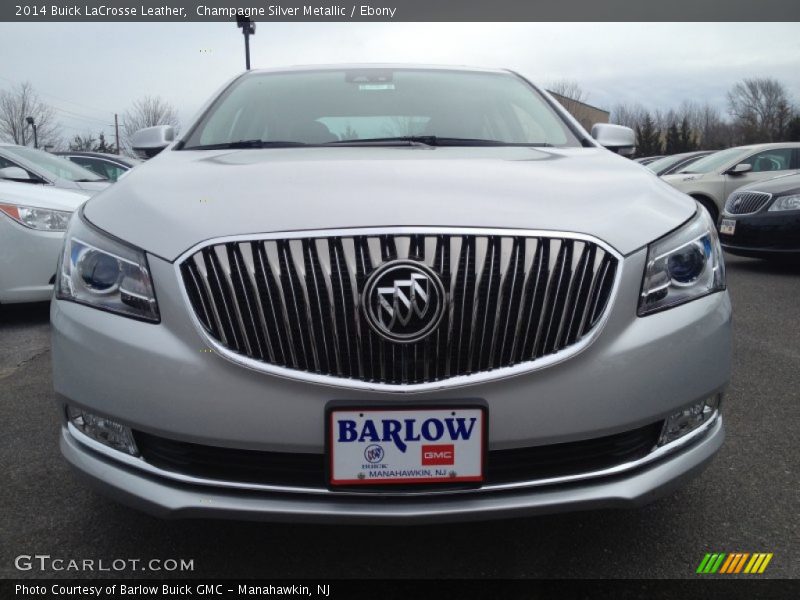Champagne Silver Metallic / Ebony 2014 Buick LaCrosse Leather