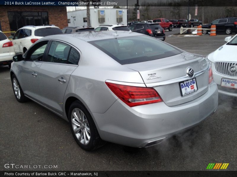 Champagne Silver Metallic / Ebony 2014 Buick LaCrosse Leather