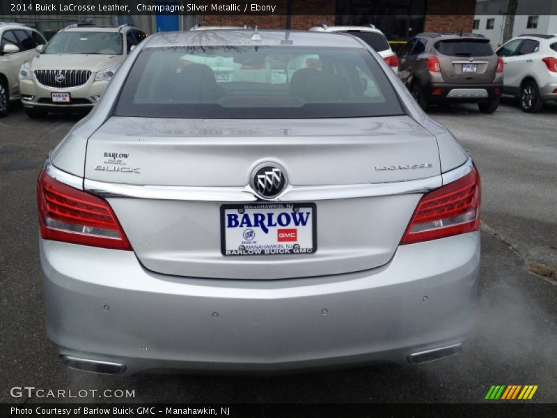 Champagne Silver Metallic / Ebony 2014 Buick LaCrosse Leather