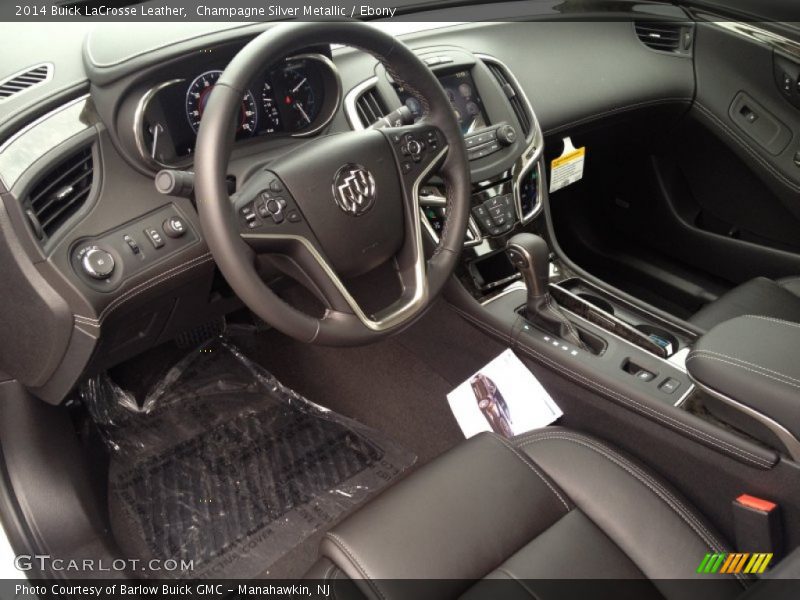 Champagne Silver Metallic / Ebony 2014 Buick LaCrosse Leather
