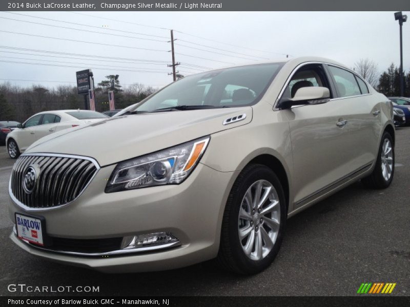 Champagne Silver Metallic / Light Neutral 2014 Buick LaCrosse Leather