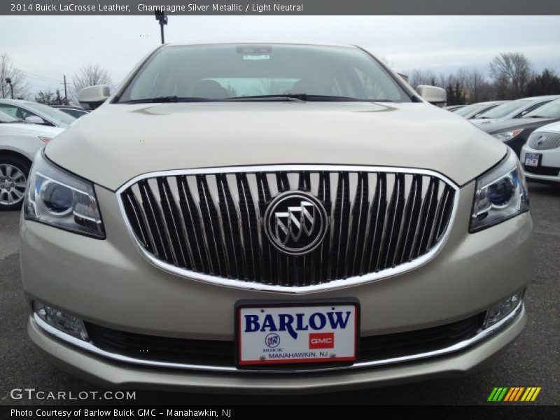 Champagne Silver Metallic / Light Neutral 2014 Buick LaCrosse Leather