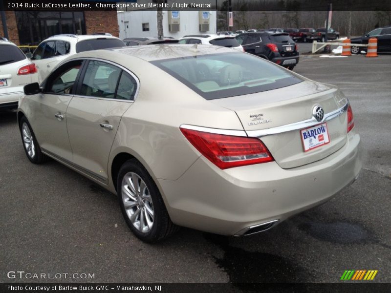 Champagne Silver Metallic / Light Neutral 2014 Buick LaCrosse Leather
