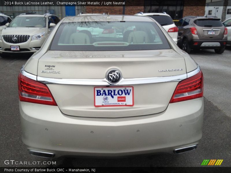 Champagne Silver Metallic / Light Neutral 2014 Buick LaCrosse Leather