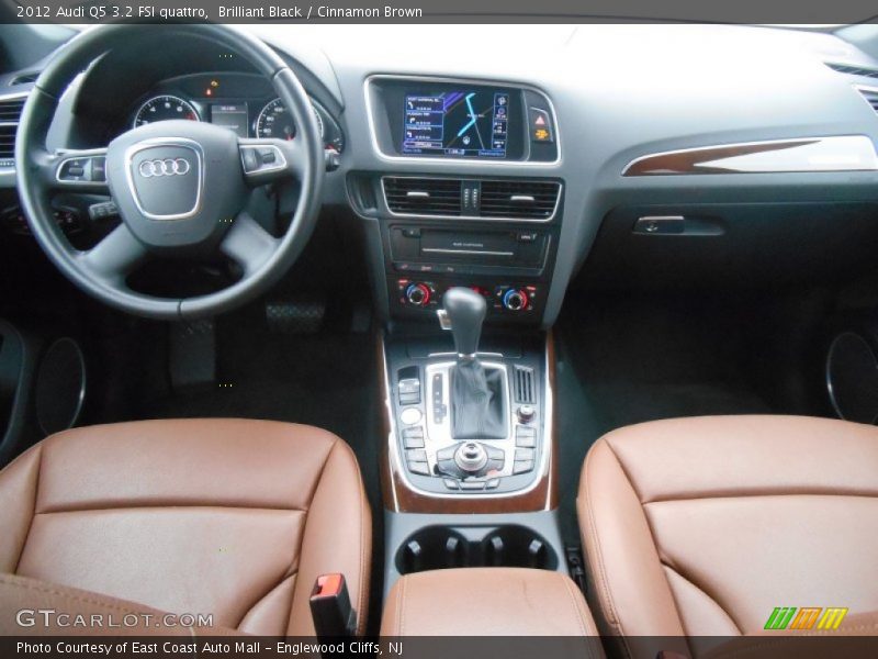 Brilliant Black / Cinnamon Brown 2012 Audi Q5 3.2 FSI quattro