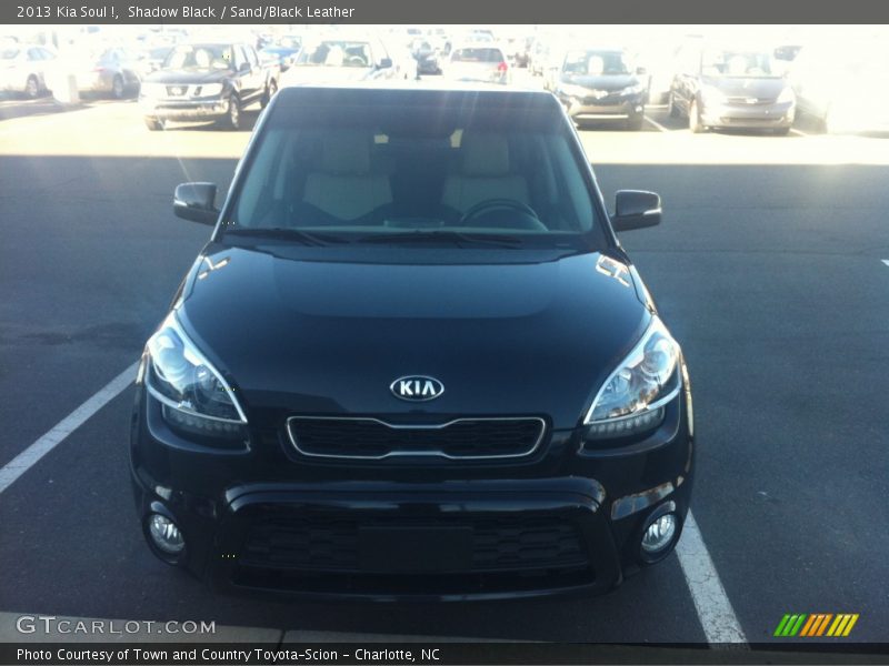 Shadow Black / Sand/Black Leather 2013 Kia Soul !