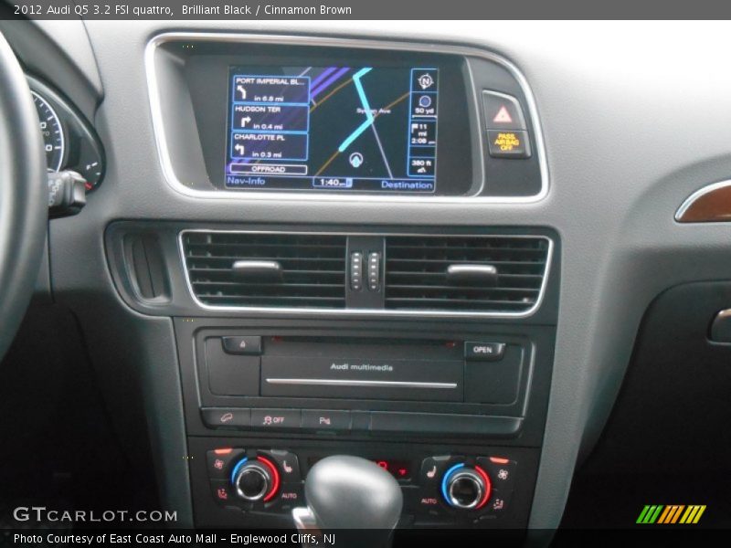 Brilliant Black / Cinnamon Brown 2012 Audi Q5 3.2 FSI quattro