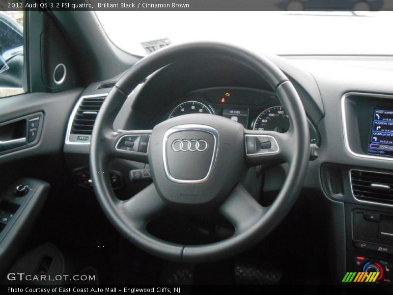 Brilliant Black / Cinnamon Brown 2012 Audi Q5 3.2 FSI quattro