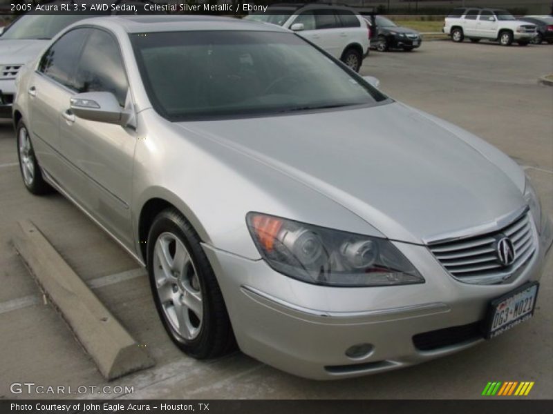 Celestial Silver Metallic / Ebony 2005 Acura RL 3.5 AWD Sedan